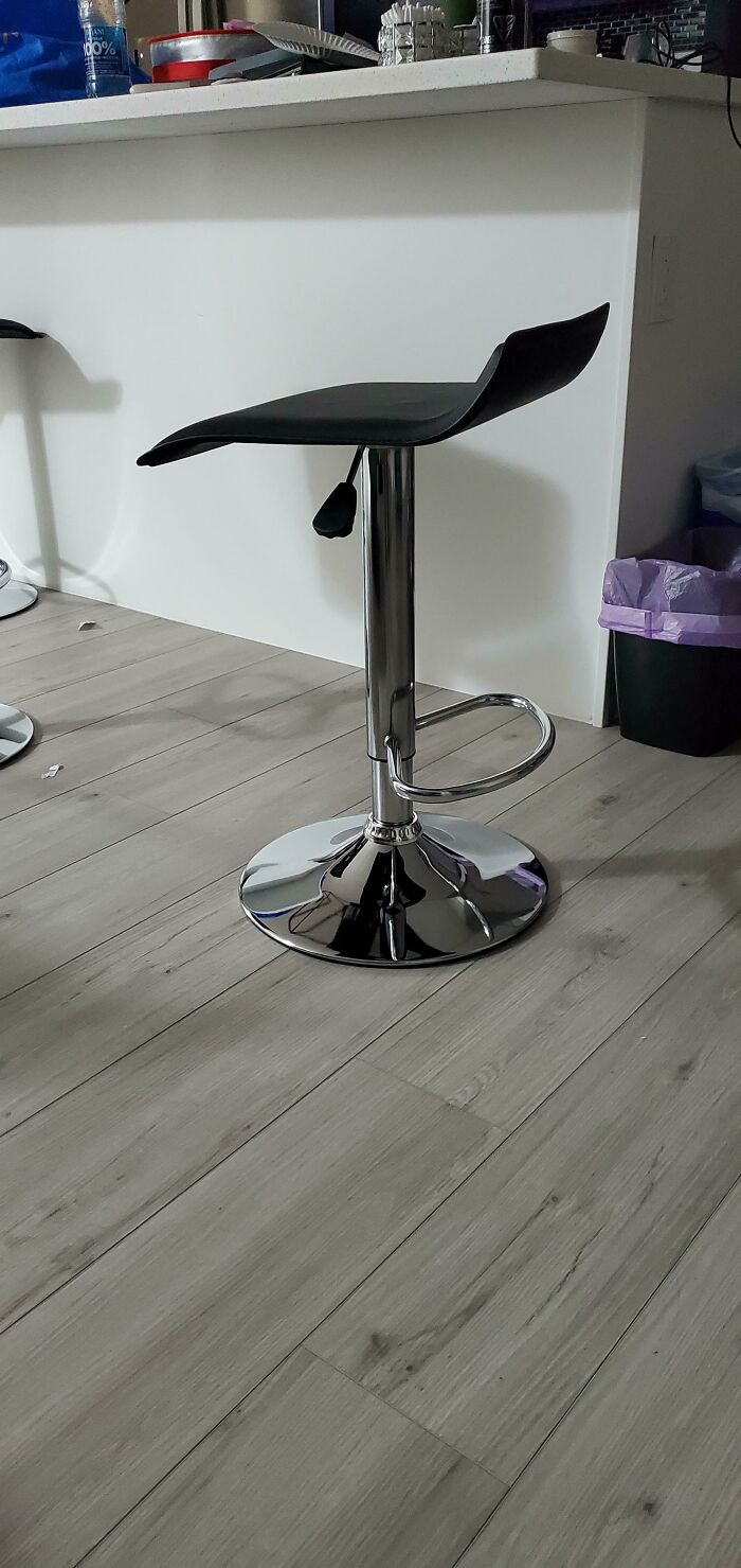 11. All Of The Bar Stools At Our Air Bnb Were Assembled Backwards