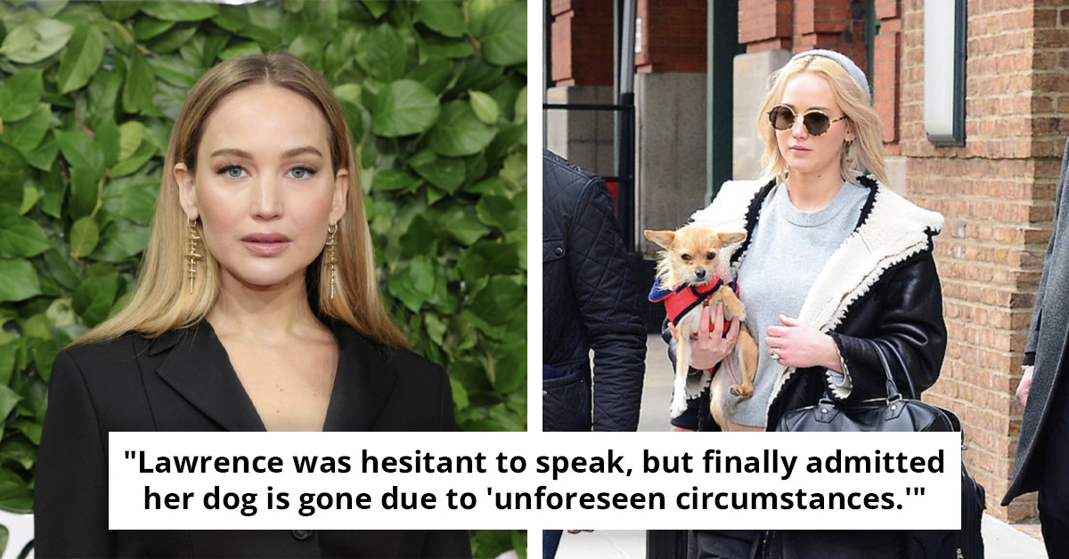 Jennifer Lawrence Commended for Candid Account of Why She 'Parted Ways' with Her Pet