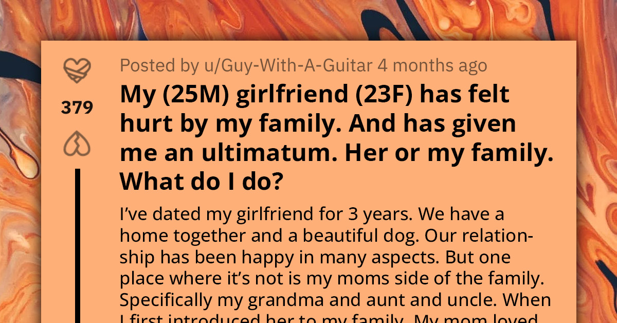 Man Must Choose Between Partner And Family, Doesn't Know What To Do