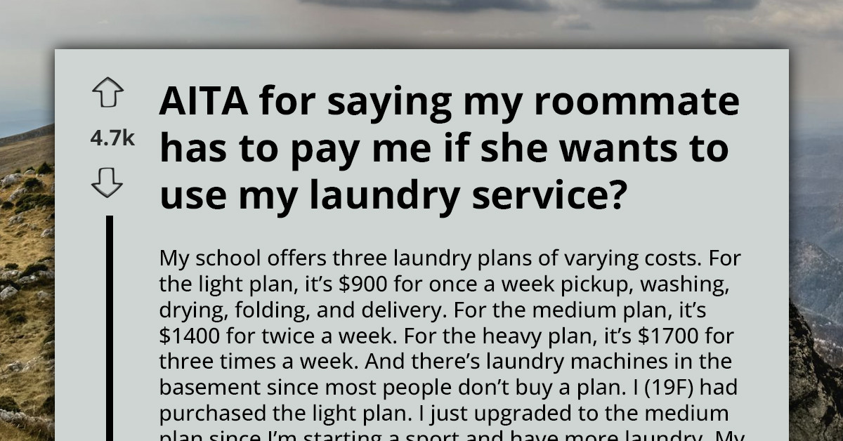 College Roommate Tries To Hijack Paid Laundry Pickup And Gets Called Out For Stealing