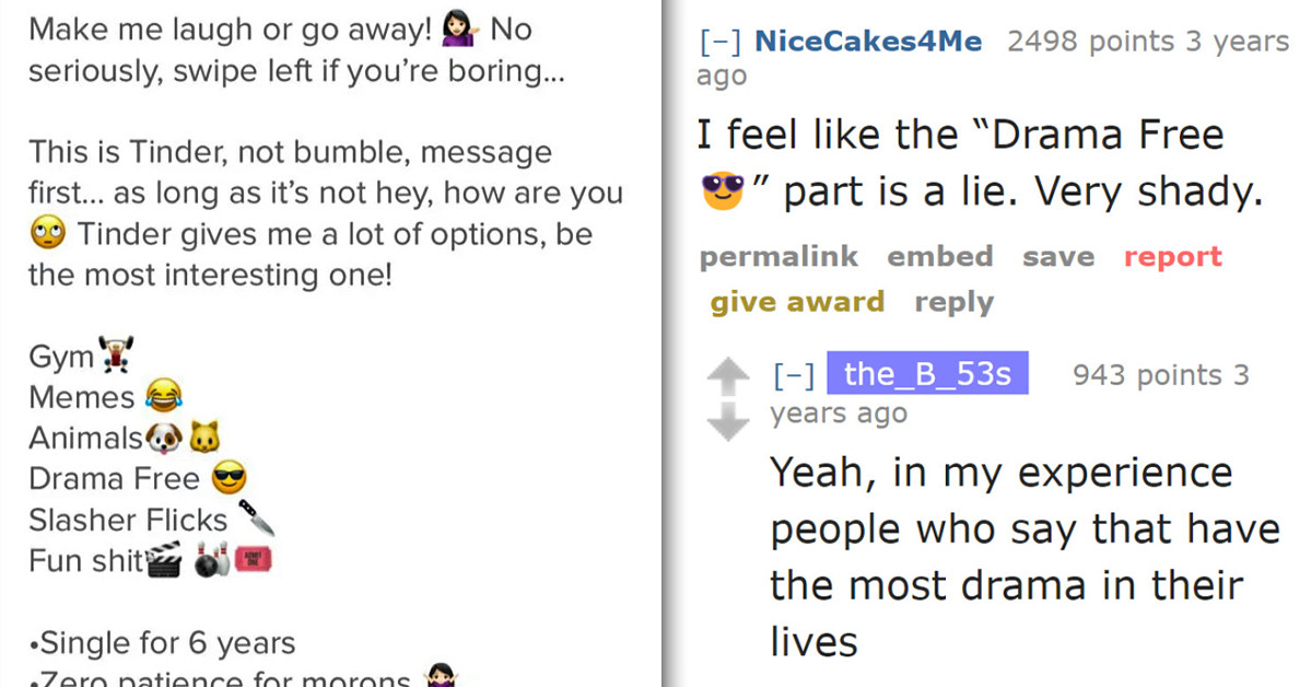 Online Community Laughs At A Nice Girl's Tinder Profile For Having Unreasonable Demands While Being Full Of Red Flags