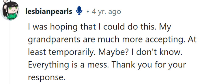 Grandparents can be the plot twist in this messy story. Embrace their acceptance and keep navigating.