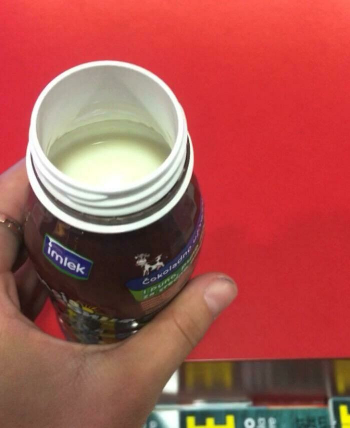 15. Bought A Chocolate Milk But They Forgot To Add Chocolate I Guess?