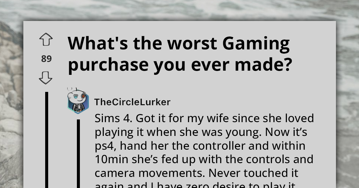 Gamers Share The Worst Purchases They Have Ever Made