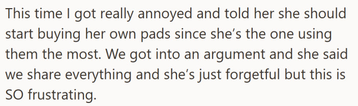 Fed up, she confronted her sister — but instead of apologizing, her sister insisted they “share everything.”