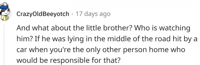 What about the little brother: