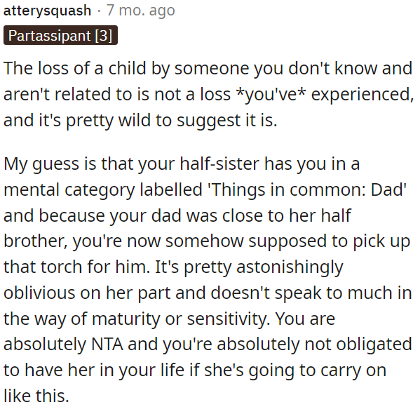 OP is not in the wrong here.