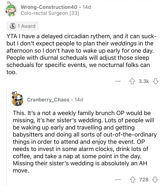 Certain events deserve the necessary adjustments, especially considering how it's only temporary.