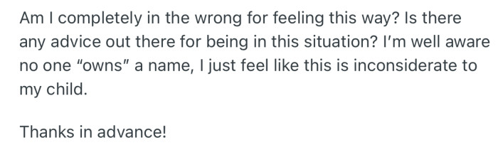 OP decided to bring the case before the Reddit jury for deliberation