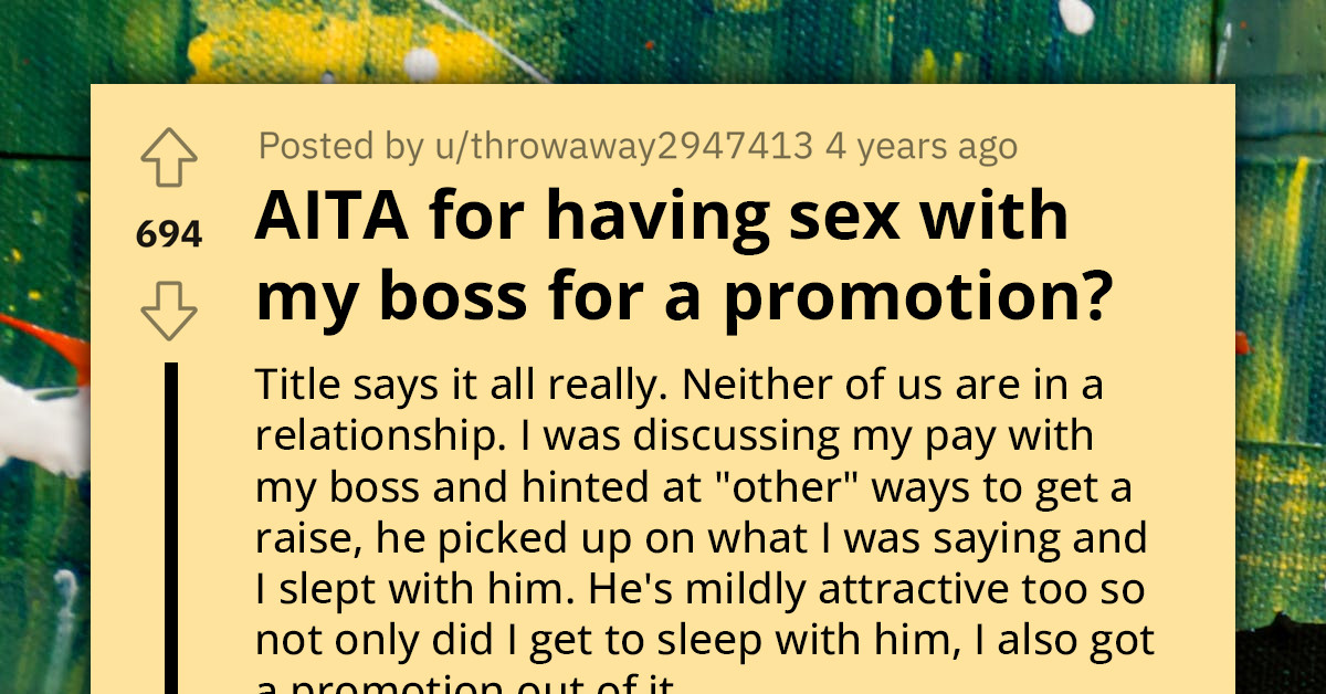 Lady Comes Online To Seek Validation For Sleeping With Her Boss For A Promotion, Redditors React