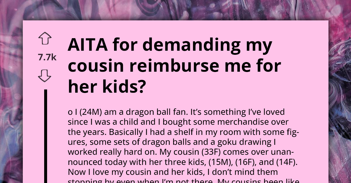 Toy Collector Wonders If He's Wrong For Having His Cousin Reimburse Expensive Figures Her Children Destroyed