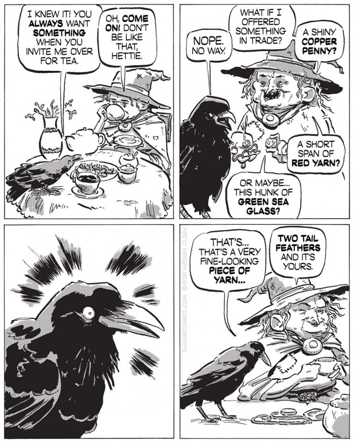 6. Two tail feathers, and it's yours