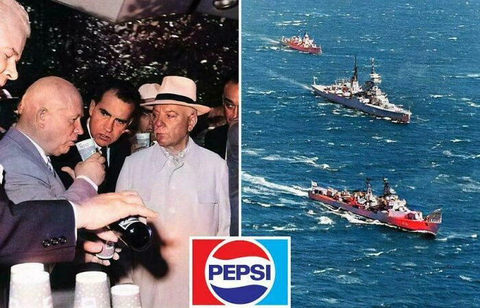 "Pepsi once became one of the largest military powers in the world because the USSR paid them in warships."