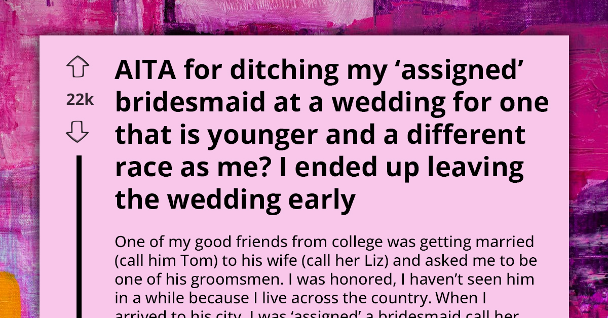 Groomsman Stirs Up Unexpected Wedding Drama By Ditching His ‘Assigned’ Bridesmaid For Another Woman Of His Choice