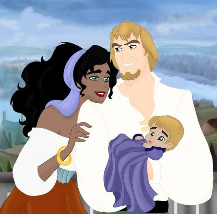 8. Phoebus and Esmeralda (Hunchback of Notre Dame)