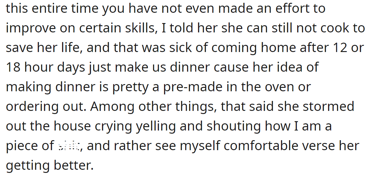 It made the OP furious: