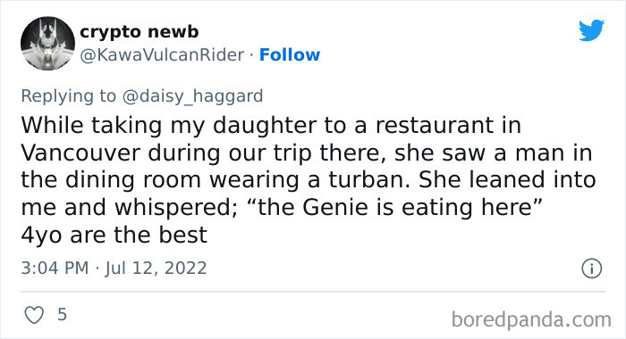 4. At least she whispered