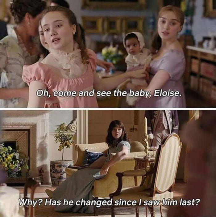 16. She has a point. The baby is still a baby.