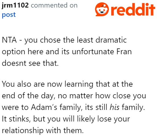 The OP Isn't Wrong for Wanting to Avoid Drama, Especially During Such a Huge Event.