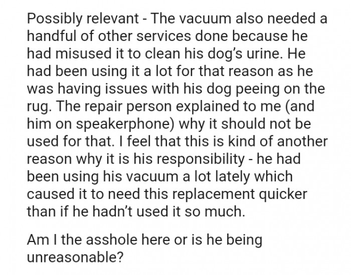 This is kind of another reason why it is his responsibility