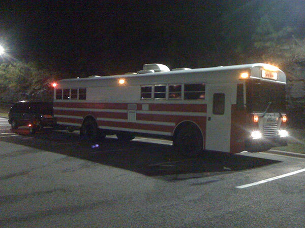 The completed high-end motorhome.