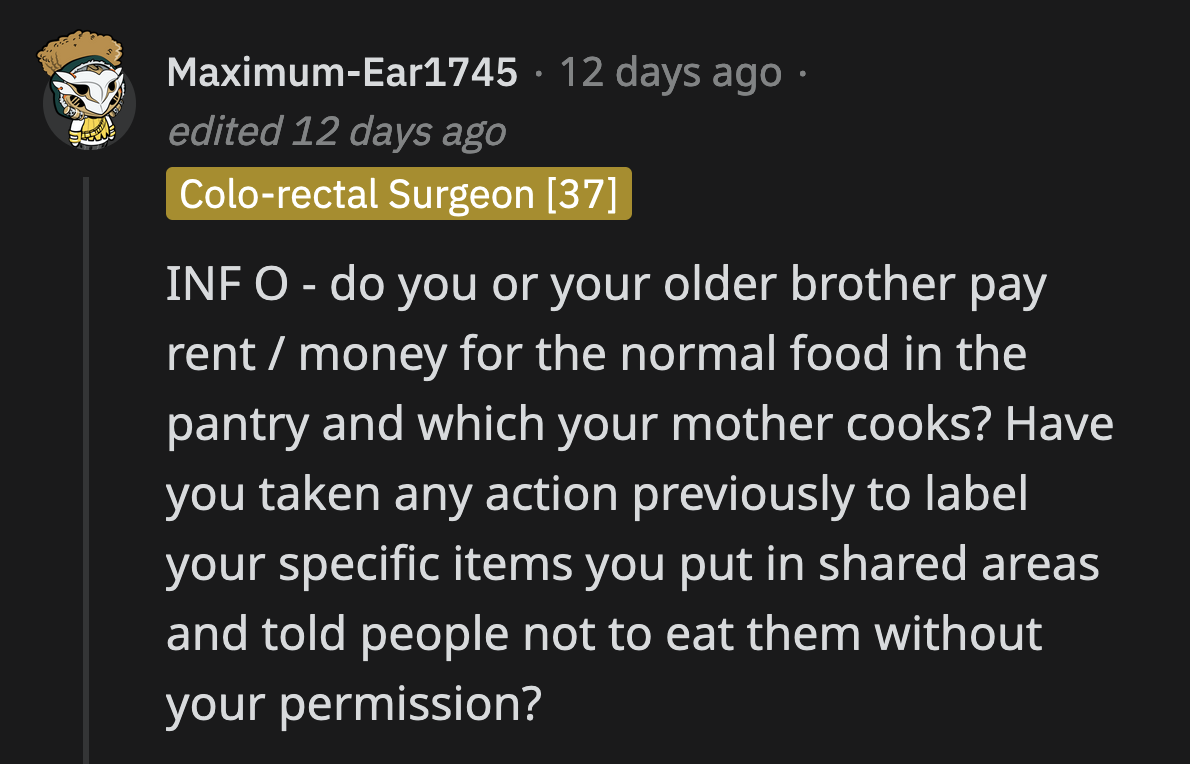 None of the adult siblings pay rent while living at their parents' house.