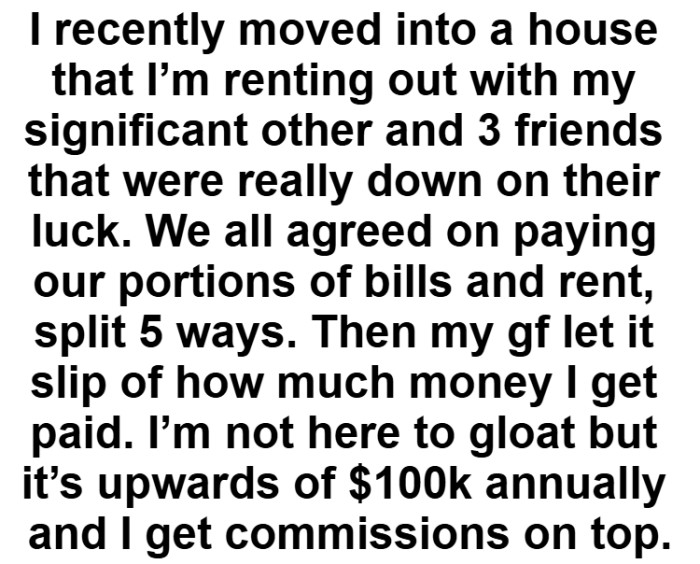 The OP kicks off his story