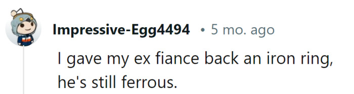 Looks like he's stuck in a magnetic field of grudges, unable to repel the past!