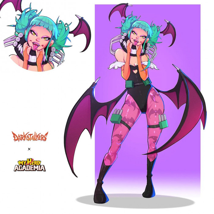 1. Himiko Toga x Morrigan