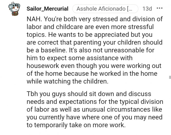 You guys should sit down and discuss