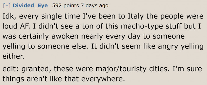 Some people are loud, some are not. Maybe it's irrelevant to their nationality.