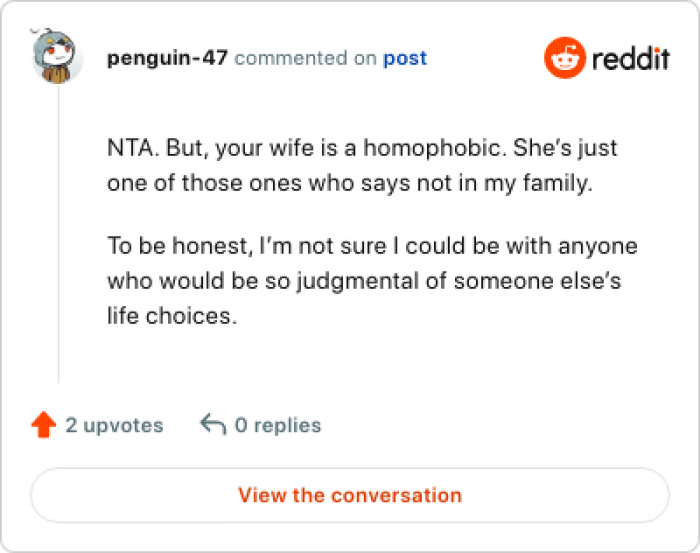 This Redditor isn't sure they could be with someone so judgmental