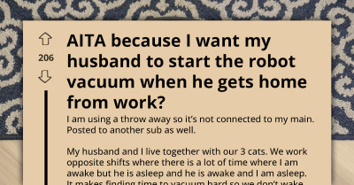 Woman Begs Husband To Press One Button So Their Floors Stay Clean