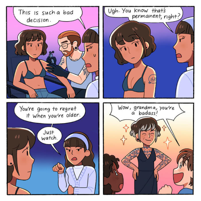 5. Some people don't regret it