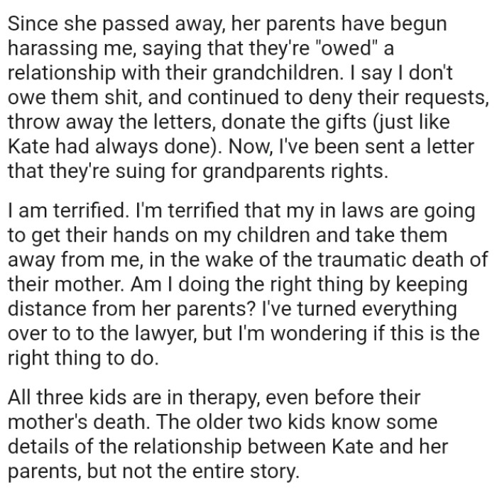 The OP has turned everything over to the lawyer, but he's wondering if this is the right thing to do.