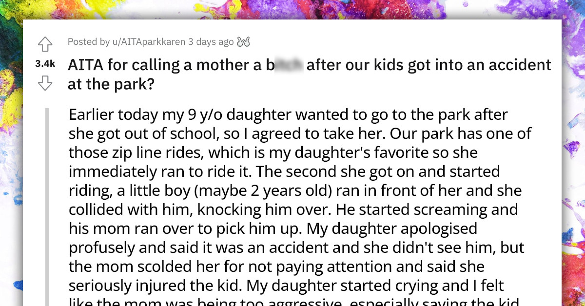 Mom Calls Fellow Mom A B*tch For Scolding Her Daughter After She Collided With Another Kid At The Park
