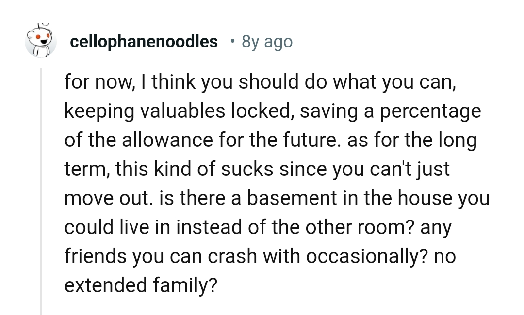 The OP is advised to do what he can