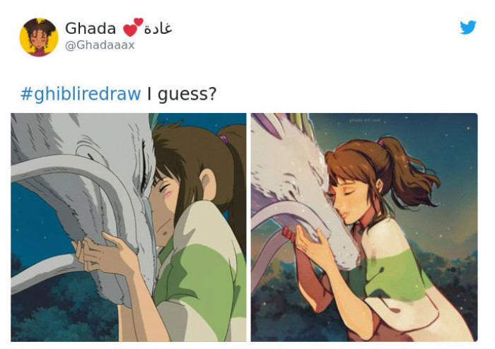 23. Chihiro and Haku's special moment