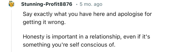 “Say exactly what you have here and apologize for getting it wrong.”