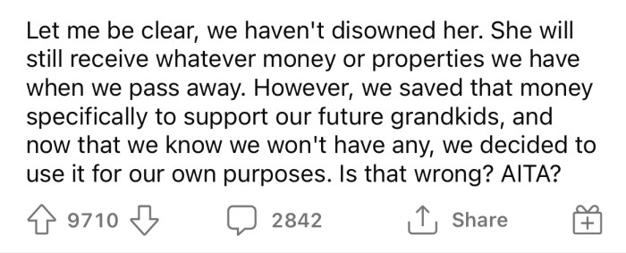 Now the OP is wondering if he is being the a**hole here.