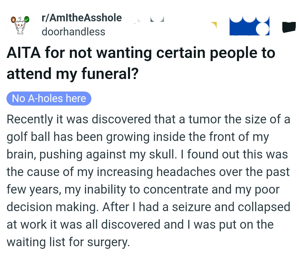 OP kicks off his story