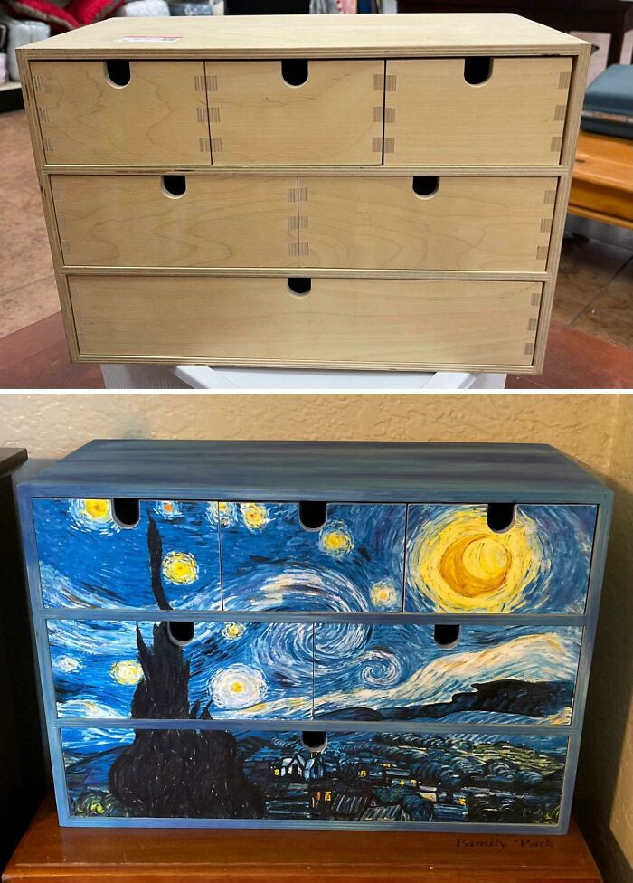 10. IKEA drawer made even more awesome with paint