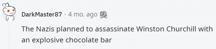 14. Of all things, why a chocolate bar?