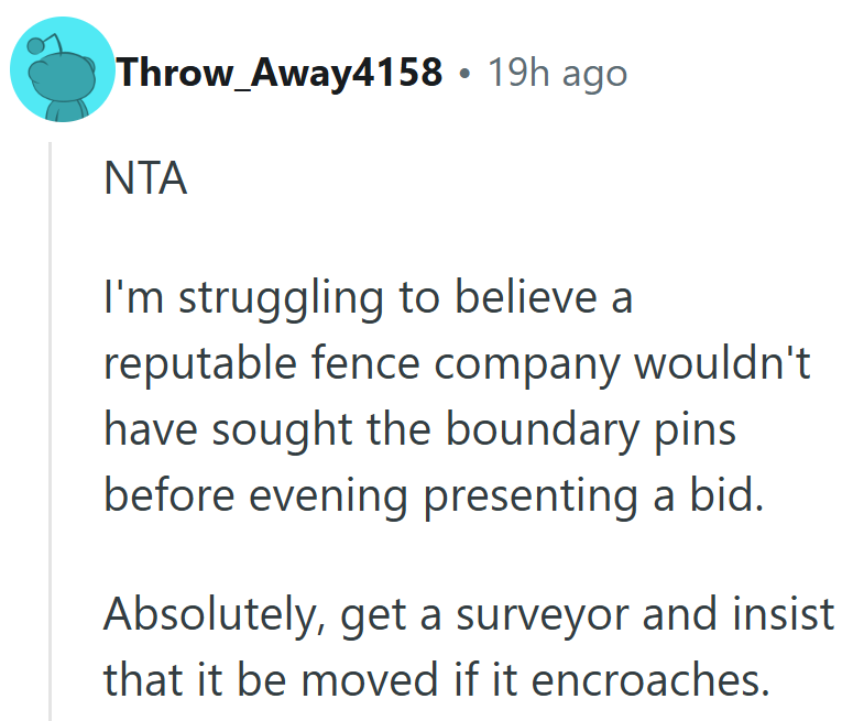 Step one of fencing: locate the pins. Step two: maybe don’t skip step one.