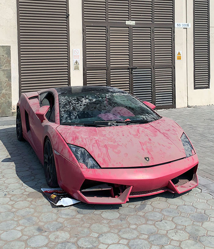9. Abandoned Luxurious Car In Dubai