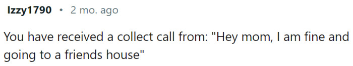 We have tracking apps now...