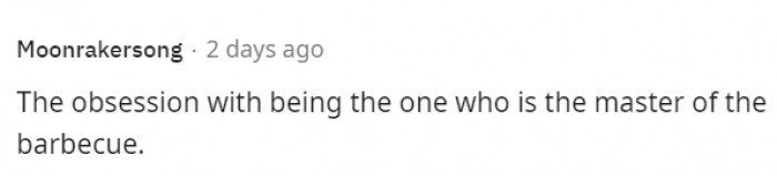 2. The Master of the Barbecue - the most important title in the Universe...