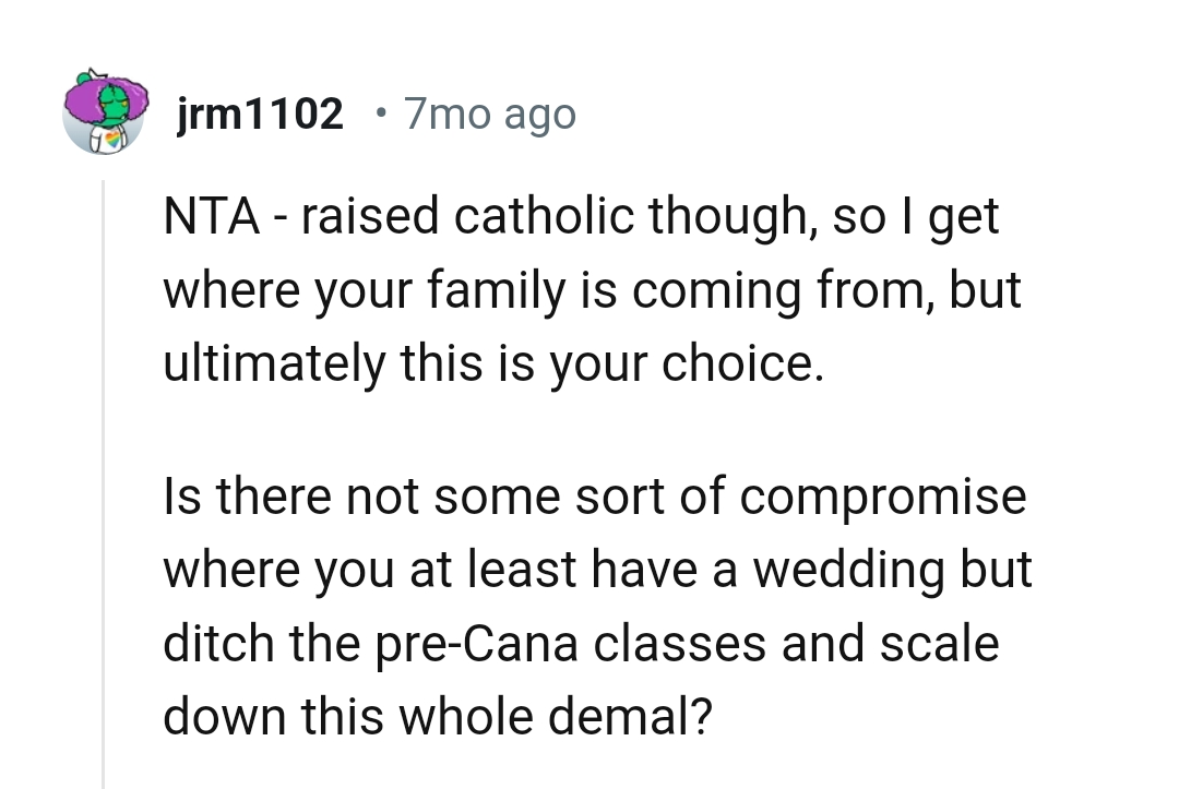 This Redditor knows where the family members are coming from