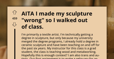 When Testing Boundaries of Sculpture Clashes with Classroom Expectations in Introductory Course
