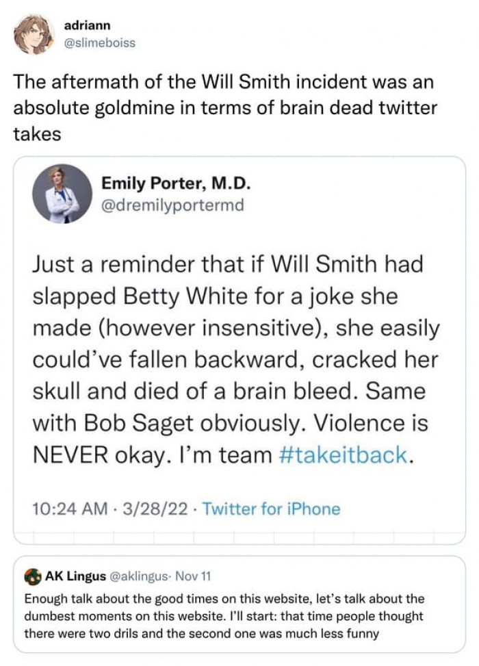 22. Violence is never okay